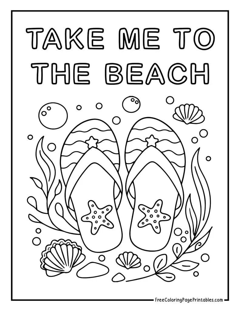 Summer Coloring Pages