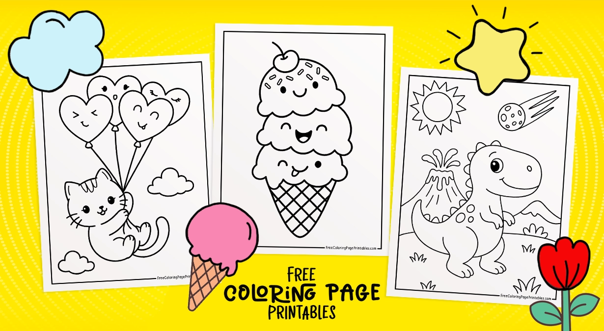Simple Easy Coloring Pages